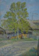 "Майский день" 70х50, х., м., 1986.