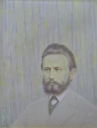 "П.И.Чайковский. Весна 1885 г." 63х48, бумага, пастель, 2000.